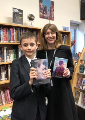 St Mary Magdalene Academy Islington, Author signs students books for World Book Day 2020