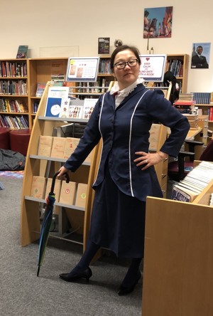 St Mary Magdalene Academy Islington, Staff Dress As Book Characters for World Book Day 2020, Mary Poppins