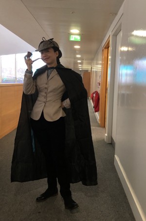 St Mary Magdalene Academy Islington, Staff Dress As Book Characters for World Book Day 2020, Sherlock Holmes