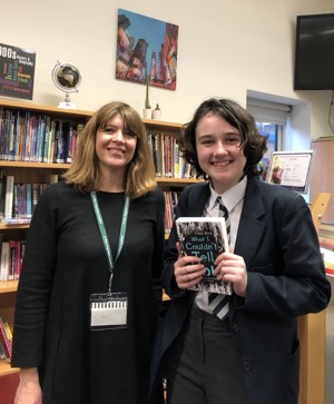 St Mary Magdalene Academy Islington, Students get their books signed by visiting author for World Book Day 2020