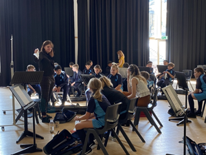 St Mary Magdalene Academy Secondary School & Sixth FOrm Islington, Music Department give lessons in the MPH next to the new practice rooms
