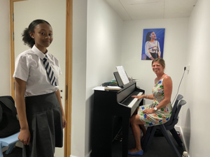 St Mary Magdalene Academy Secondary School & Sixth FOrm Islington, Music lesson in new practice rooms