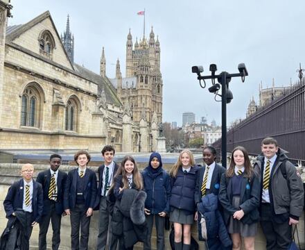 Students from St Mary Magdalene Academy Islington On A Trip To Parliament