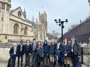 Students from St Mary Magdalene Academy Islington On A Trip To Parliament