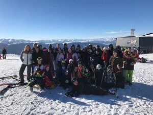 St Mary Magdalene Academy Islington, ski trip 2019 group photo