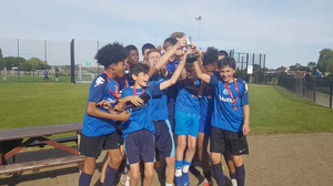 St mary magdalene academy islington year 9 boys football cup are voted best under 14s sports team in the islington sports awards