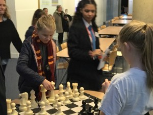 St mary magdalene academy islington secondary school london visitors meet our chess club at busy open evening for admissions 2019jpg