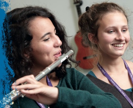 St mary magdalene academy sixth form islington london sixth form students play instruments